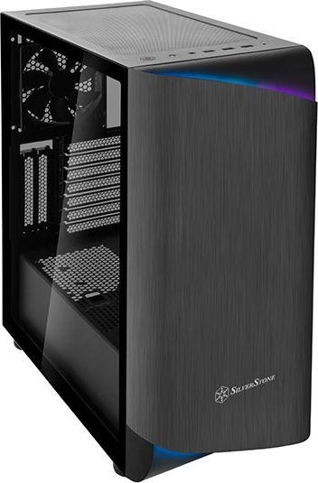 Kasë SilverStone SETA A1, titaniaum, Midi Tower