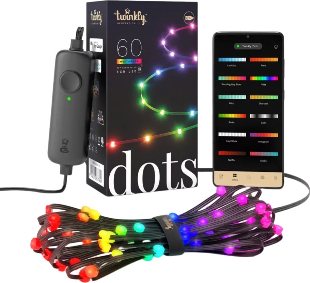Drita Twinkly Twinkly Dots, 60 LED RGB