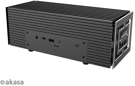 Kasë kompjuteri Akasa Turing A50 (passive) V2, e zezë