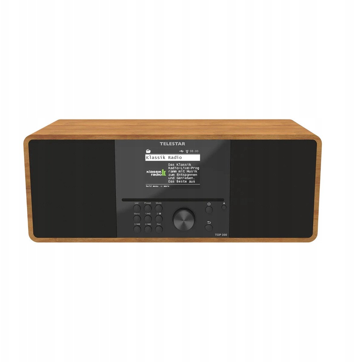Radio interneti Telestar TOP 300 Wood, DAB+, CD, Bluetooth, blu