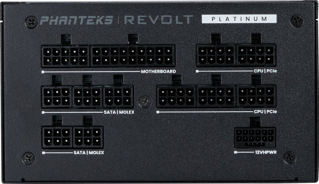 Burim energjie Phanteks Revolt PH-P1000PR_BK01C ATX 3.0, 1000W