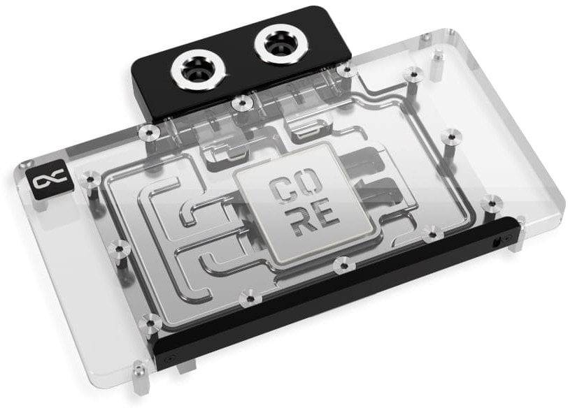 Bllok uji GPU Alphacool Core Geforce RTX 5080 Epic X, me backplate, transparent
