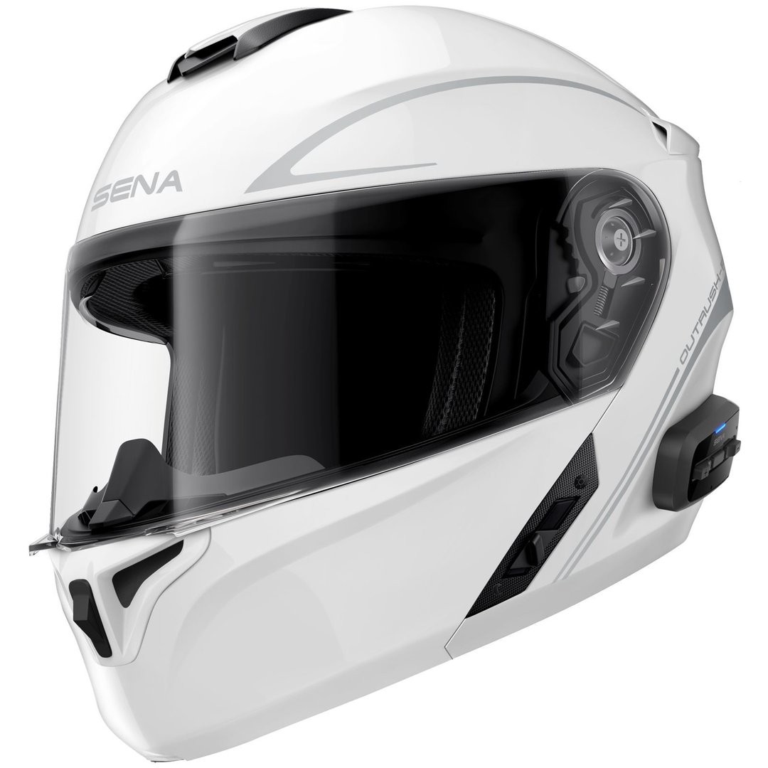 Helmetë modulare Sena Outrush R 22.06, Bluetooth, XXL, e bardhë