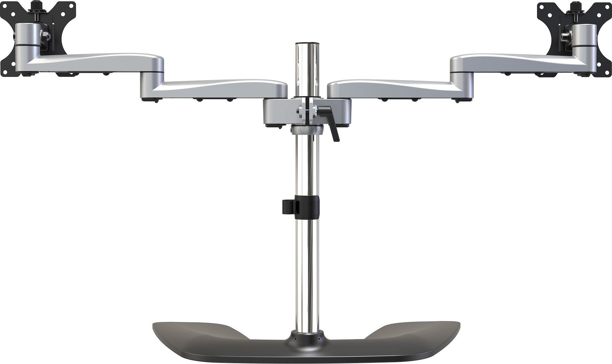 Stender monitori StarTech Dual, për 2 monitorë 32", VESA, i zi