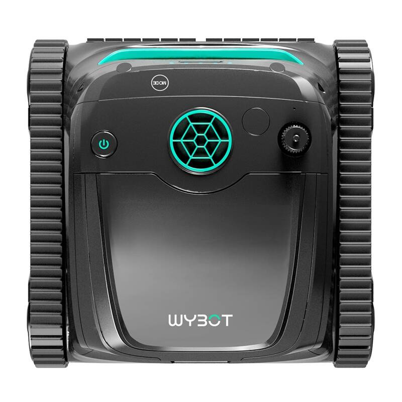 Robot pastrues pishine Wybot S2, wireless, bateri e rikarikueshme, i zi