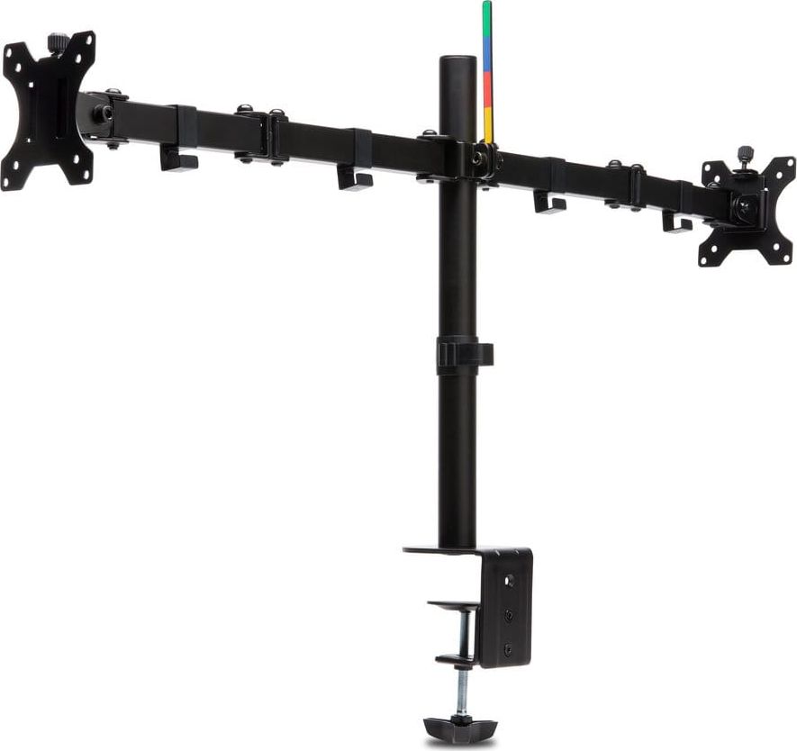 Двоен држач за монитор Kensington SmartFit Ergo Dual Extended, до 32\", црн металик