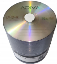 Disk blank DVD R Adiva, 4.7GB, 16x, paketim 50 copë