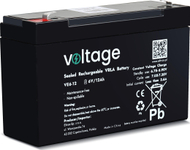 Bateri AGM Voltage VE6-12, 6V, 12Ah, e zezë