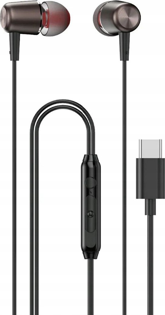 Слушалки Dudao X1PROT, USB-C, 1,2 м, црни