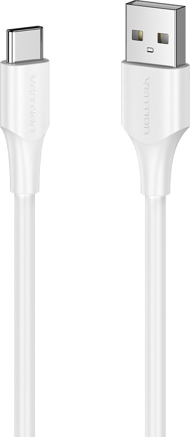 Kabllo USB në USB C Vention, 1.5 m, 3A, e bardhë