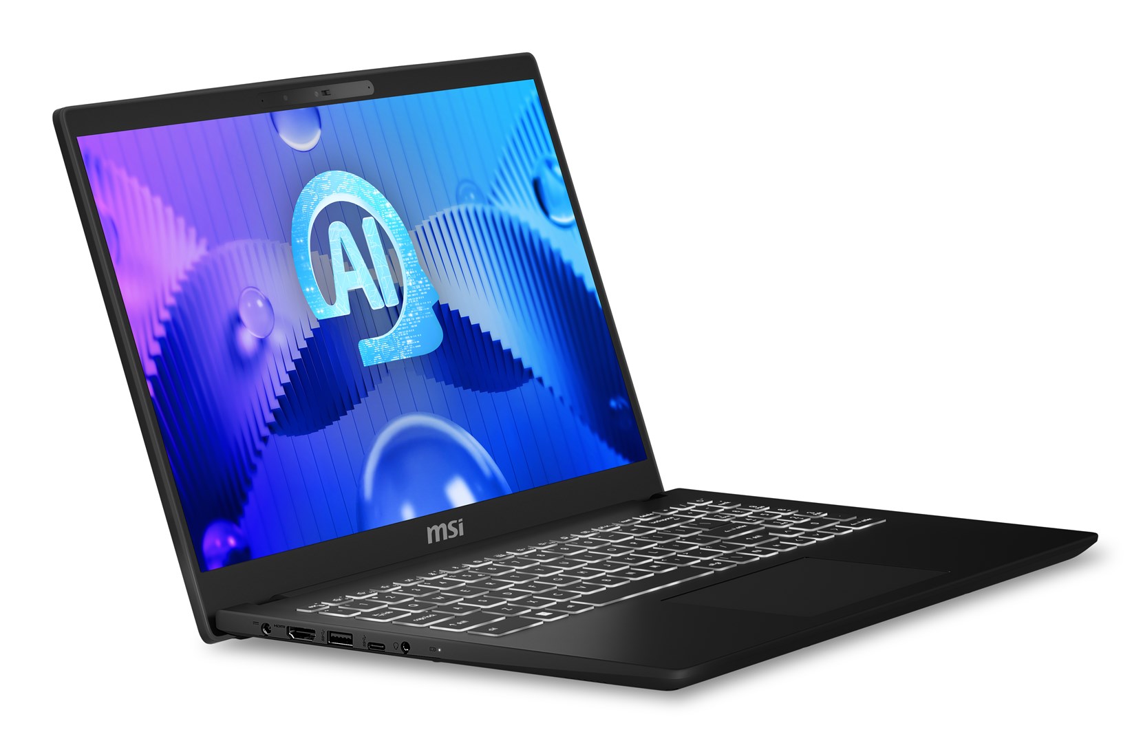 Laptop MSI Modern 15 H AI C1MOG, 15.6", Intel Core Ultra 5, 16GB RAM, 512GB SSD, i zi