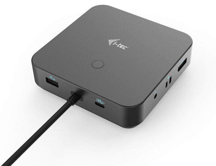 Stacion docking i-tec USB-C, 3x Display, LAN, PD 100W + karikues universal i-tec 12 W