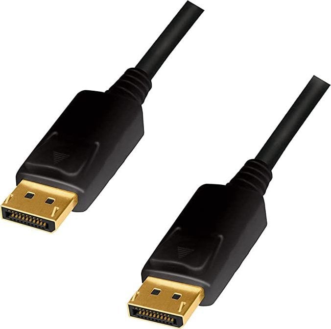 Kabllo DisplayPort LogiLink CD0101, 2m, 4K 60Hz, e zezë