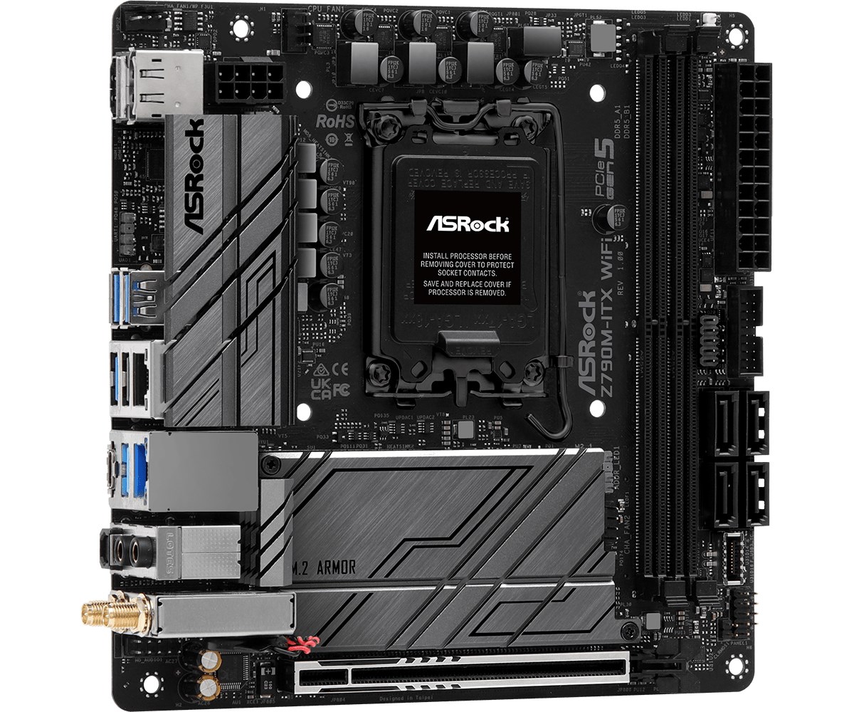 Pllakë amë Asrock Z790M-ITX WiFi Intel Z790 LGA 1700 mini ITX