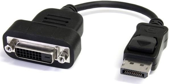 Adapter video StarTech.com, DisplayPort në DVI D, aktiv, 1080p, i zi
