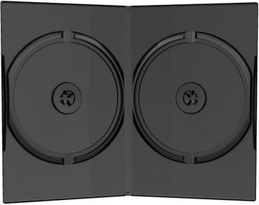 Kuti ruajtëse MediaRange BOX12, për 2 DVD, plastike, e zezë