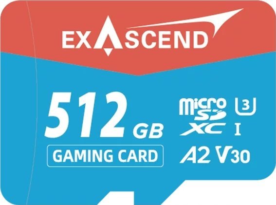 Kartë memorike MicroSD Exascend, 512GB, UHS-I U3 V30 A2, deri 175MB/s