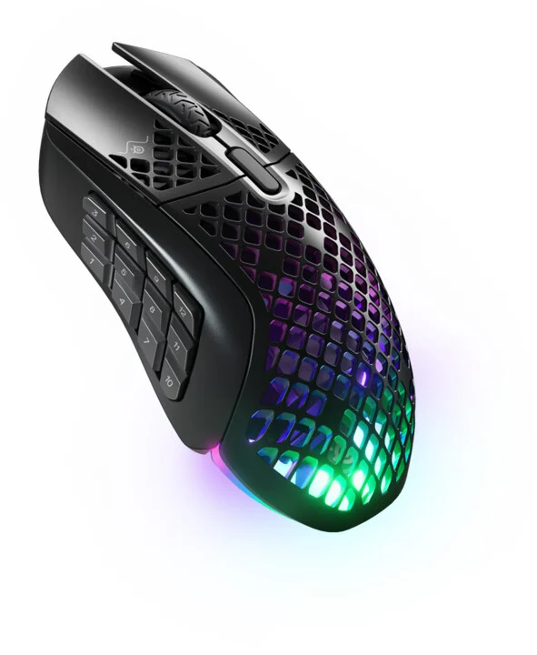 Maus SteelSeries Aerox 9, pa kabllo, i zi