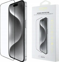 Mbrotjës ekrani Guess për iPhone 16 Pro 6.3", xham i kalitur 2.5D, transparent