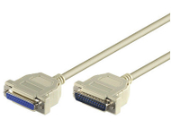 Kabllo MicroConnect DB25 në DB25, 3m, bezhë, MODGR3