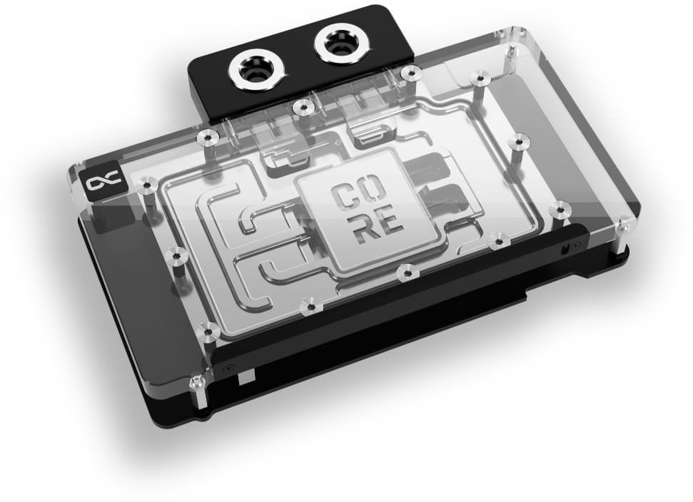 Bllok uji GPU Alphacool Core Geforce RTX 5080 Phoenix, transparent, me backplate, argjendti