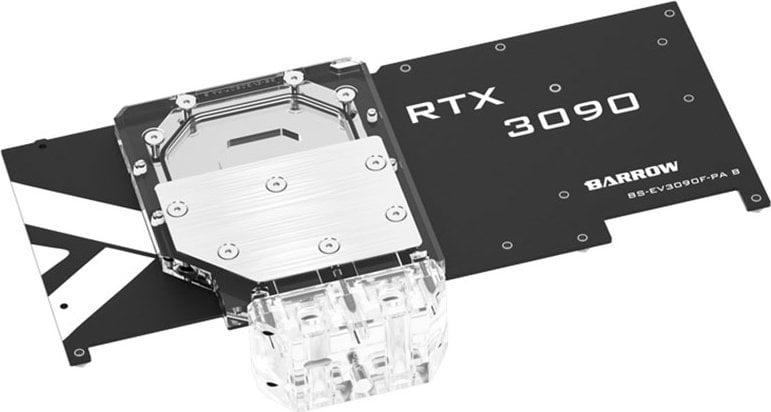 Pllakë e pasme aktive BarrowCH RTX 3080 3090 FTW3, RGB, akrilik, transparente