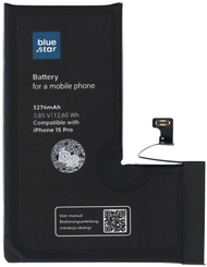 Bateri telefoni BlueStar BLUE STAR HQ për iPhone 15 Pro, 3274 mAh, e zezë