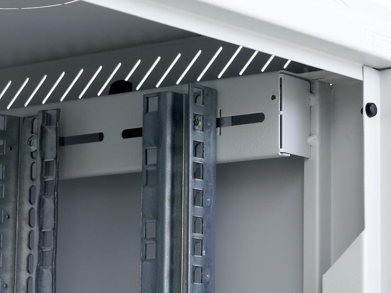 Rraf Rack muri Triton Delta B, 15U, 19", gri e hapur
