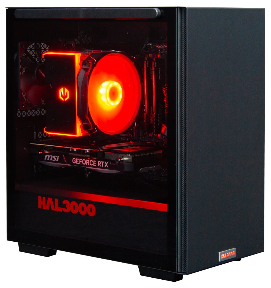 Kompjuter HAL3000 Online Gamer, AMD Ryzen 7 5700X3D, 32GB RAM, 1TB SSD, RTX 4070, i zi
