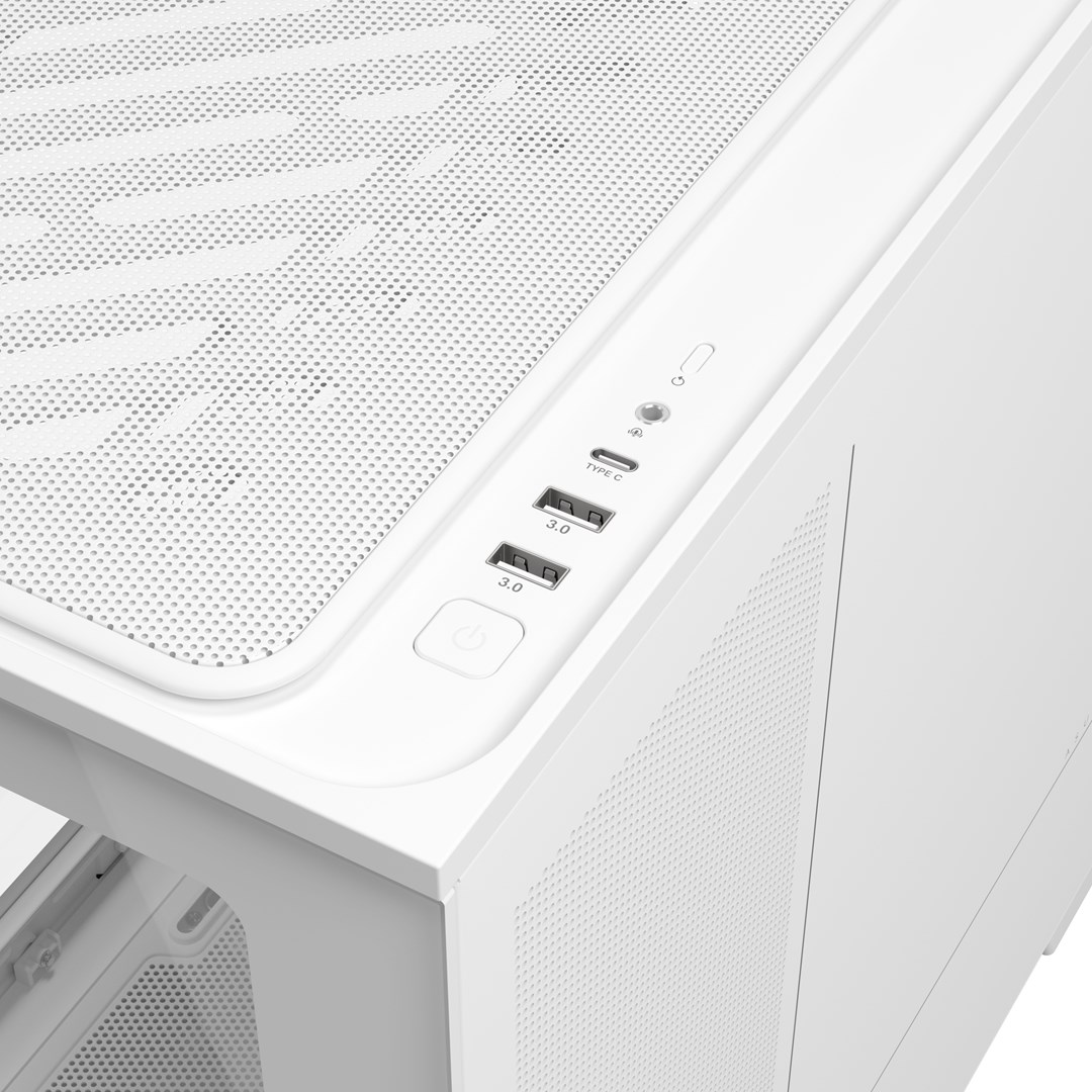 Kuti gaming ASUS Prime AP202, mATX, ARGB, e bardhë
