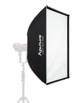 Softbox Aputure Light Box 60x90, drejtkëndor, për drita studioje, i zi