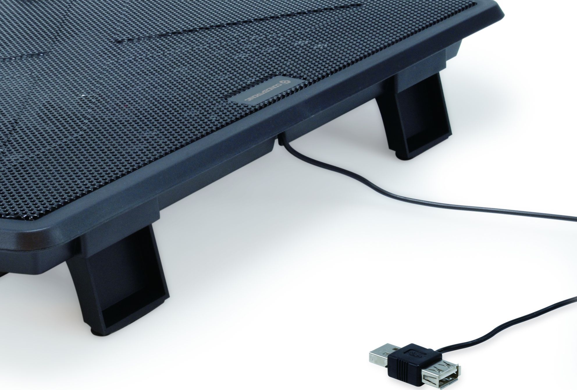 Bazë ftohëse për laptop Conceptronic THANA05B, USB, ventilator i qetë, e zezë