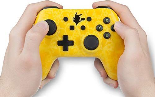 Kontroller PowerA Pikachu Shadow, me kabllo, i verdhë