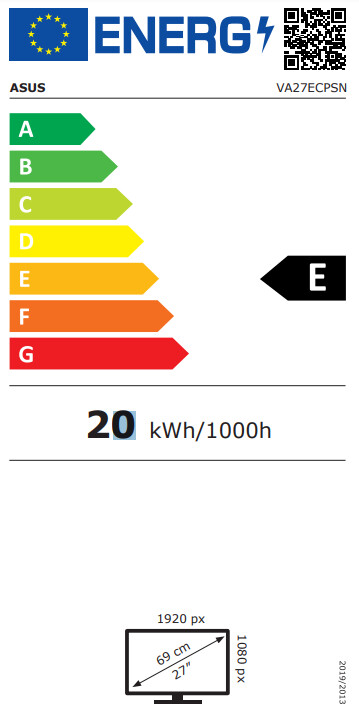 Monitor Asus VA27ECPSN - LED 27", FullHD, i zi