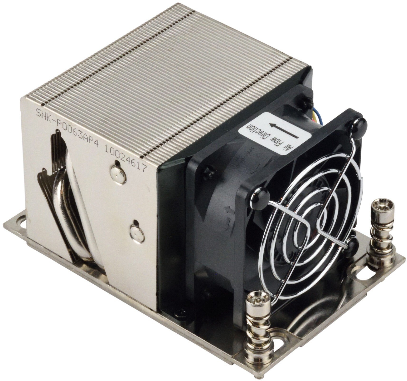 Ftohës procesori Supermicro SNK-P0063AP4, për server H11 2U, për AMD EPYC 7000, argjent