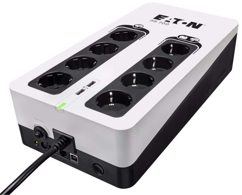 Kabllo vazhduese UPS Eaton 3S 700 DIN (3S700D), e bardhë/e zezë