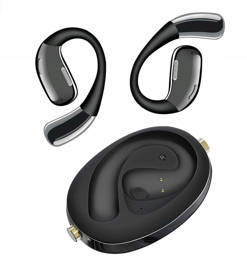 Kufje mbi vesh Tran World A60, Bluetooth, përkthim 140 gjuhë, të zeza