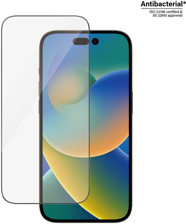 Xham mbrojtës PanzerGlass për Apple iPhone 14 Pro, me kornizë instalimi