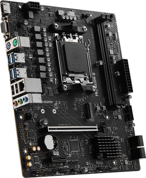 Pllakë amë MSI PRO A620M-B, AMD A620, Socket AM5, Micro ATX