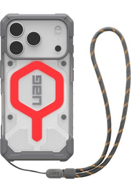 Кутија за телефон UAG Pathfinder за iPhone 17 Pro, MagSafe, проѕирна, со ремен за рака