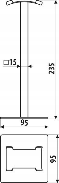 Mbajtëse për kufje Gamet AD82-L2, e zezë