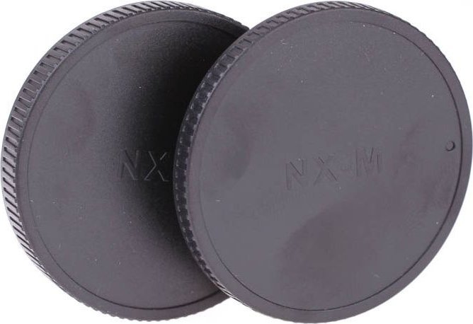 Kapak trupi dhe kapak lente JJC L-R17, për Samsung NX-Mini, plastikë ABS, i zi