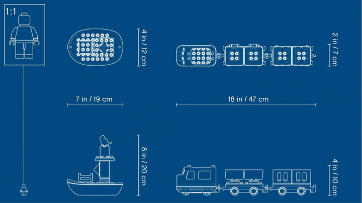 Set LEGO DUPLO® Town 10875 Freight Train