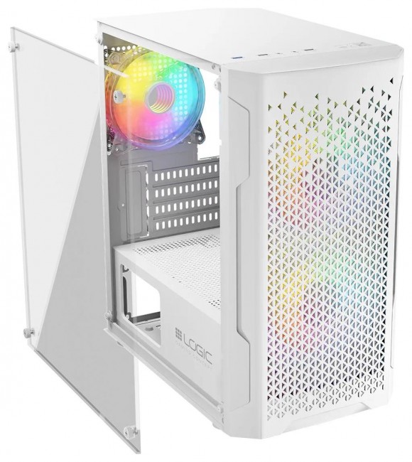 Kasë Logic Aramis ARGB, e bardhë