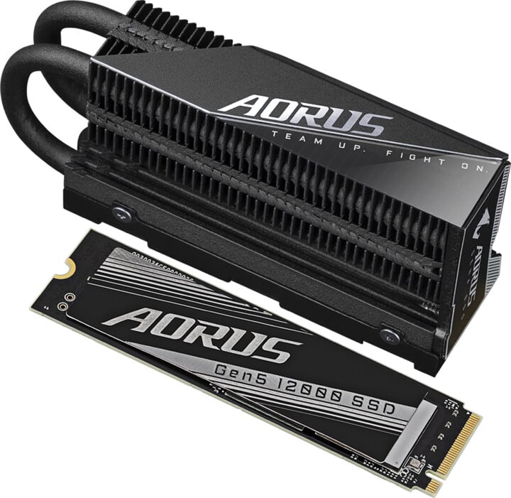Disk SSD Gigabyte AORUS 12000 SSD 1TB NVMe Gen5 HeatSink