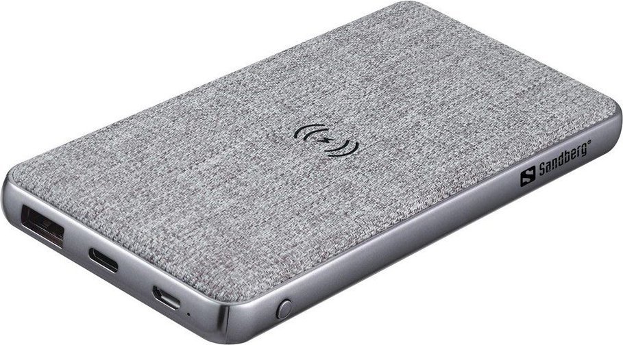 Powerbank Sandberg PD20W 420-61, 10000mAh, karikim i shpejtë, gri