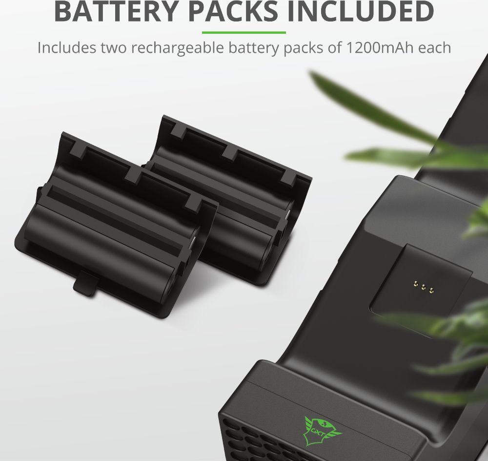 Stacioni i dyfishtë i karikimit Trust GXT250 për pads Xbox Series X / S
