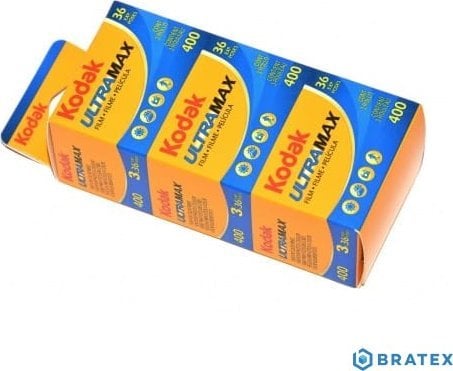 Film fotografik Kodak UltraMax 400, 135, 36 poza, paketë treshe
