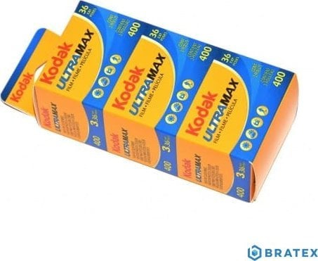 Film fotografik Kodak UltraMax 400, 135, 36 poza, paketë treshe