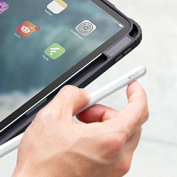 Mbulesë tablet Uniq Moven, për iPad Air 10.9" 2022 2020, antibakteriale, gri e errët